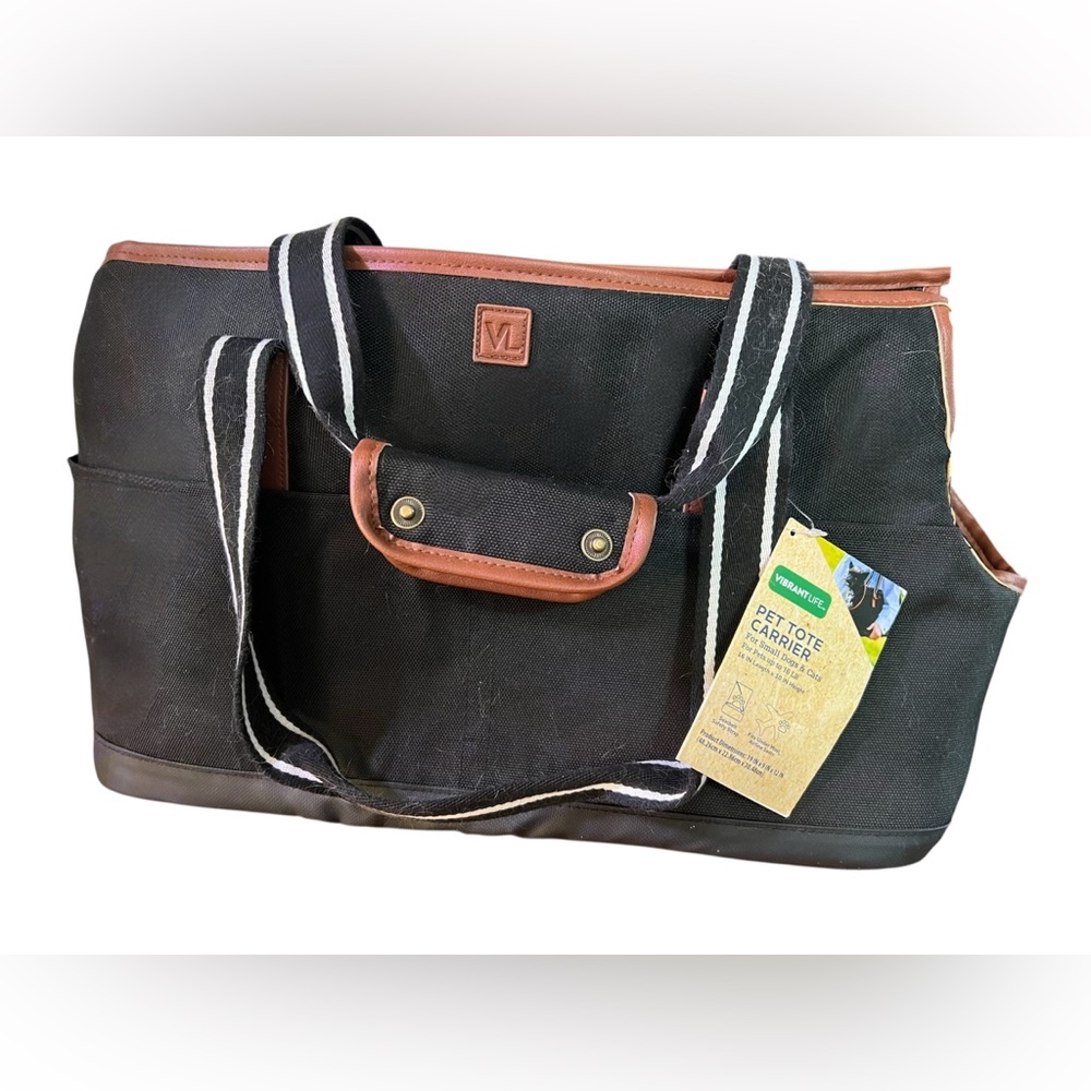 Vibrant Life Pet Tote Carrier NWT